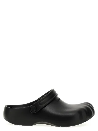 Balenciaga Sunday Molded Flat Shoes In Black