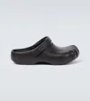 Balenciaga Sunday Molded Rubber Slip-on Sandals In Black