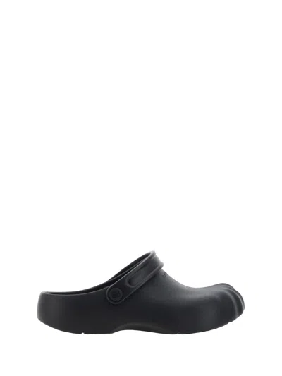 Balenciaga 3cm Sunday Molded Rubber Slides In Black