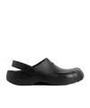 Balenciaga Sunday Molded Rubber Mules In Black