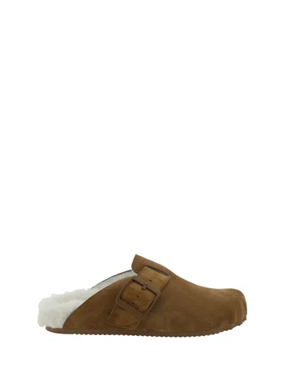 Balenciaga Sunday Mules In Brown
