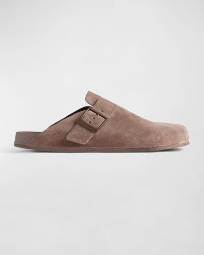 Balenciaga Sunday Mules In Brown