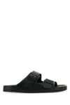 Balenciaga Smooth Leather Sunday Slides For A Chic In Black
