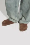 Balenciaga ‘sunday' Suede Slides In Brown