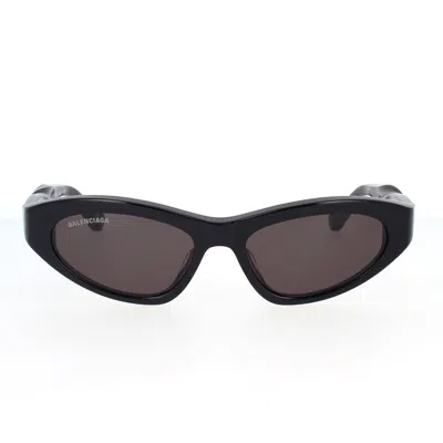 Balenciaga Bb0207s Sunglasses In 001 Black Black Grey