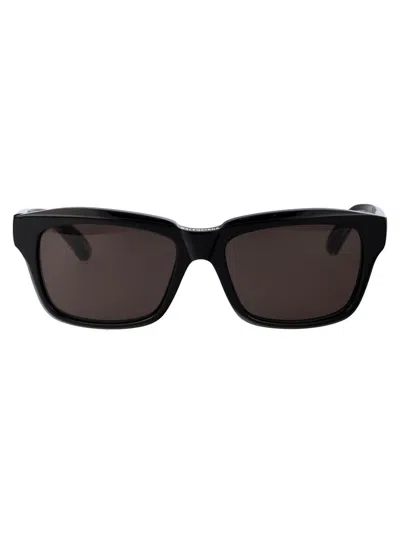 Balenciaga Sunglasses In 001 Black Black Grey