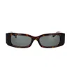 Balenciaga Gafas De Sol - Marrón In 002 Havana Havana Green