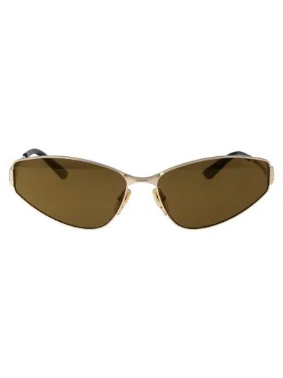 Balenciaga Sunglasses In 003 Gold Gold Bronze