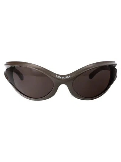 Balenciaga Sunglasses In 003 Grey Grey Grey