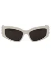 Balenciaga Bb0394s004 In 005 White White Grey