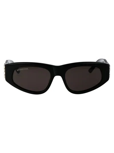 Balenciaga Sunglasses In 018 Black Silver Grey