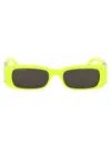 Balenciaga Logo-plaque Rectangle-frame Sunglasses