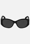 Balenciaga Bb0455s Nano Round Acetate Sunglasses