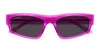 Balenciaga Bb0305s-005 - Fuchsia Sunglasses In Pink