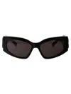 Balenciaga Injected Bb0321s Sunglasses In Black