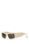 Balenciaga Ivory Acetate Sunglasses In Neutral