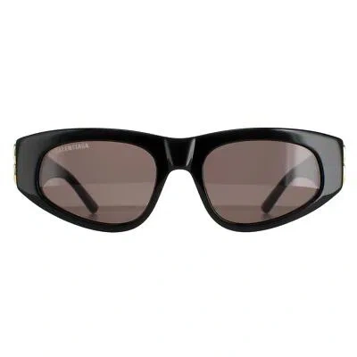 Pre-owned Balenciaga Sunglasses Bb0095s 001 Black Gray