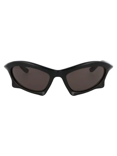 Balenciaga Bb0229s Sunglasses In 001 Black Black Grey
