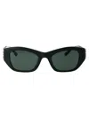 Balenciaga Eyewear Rectangular Frame Sunglasses In Green