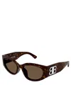 Balenciaga Dynasty Xl D-frame Sunglasses In Crl