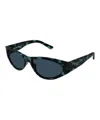 Balenciaga Sunglasses Bb0367s-003 In Crl