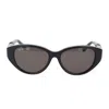 Balenciaga Tuesday Nylon Sunglasses In Black