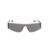 Balenciaga Acetate Mono Rectangle Sunglasses In Black