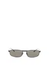 Balenciaga Women Rectangular Sunglasses In Gray