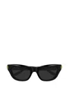 Balenciaga Bb0430s Linea Everyday 001 Black Grey Sunglasses In Brown