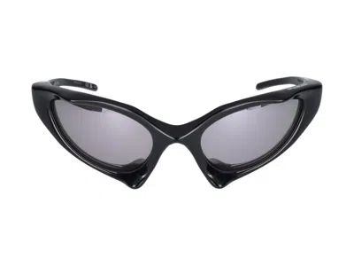 Balenciaga Sunglasses In Black Black Silver