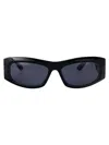 Balenciaga Bb0395s Sunglasses In Blue-blue-blue