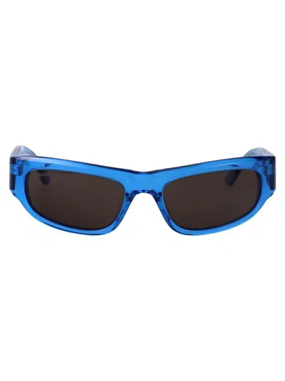 Balenciaga Sunglasses In Blue-blue-grey