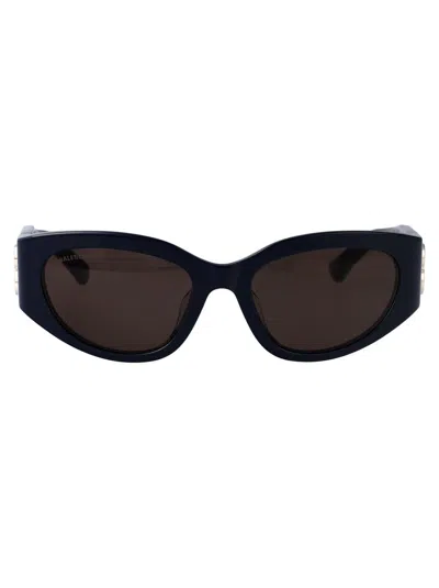 Balenciaga Sunglasses In Blue-blue-grey
