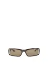 Balenciaga Women Sunglasses Sunset Rectangle Bb In Brown