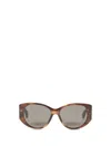 Balenciaga Women Acetate Sunglasses In Brown