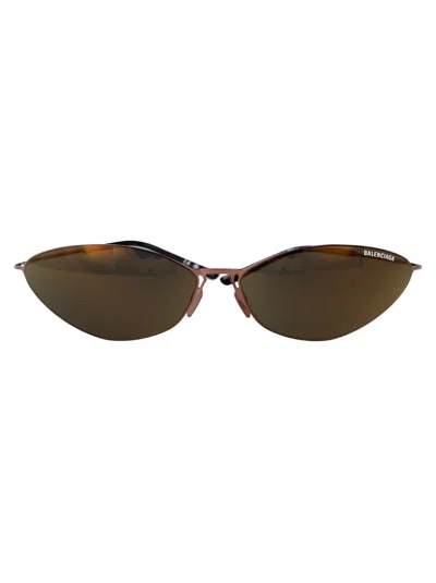 Balenciaga Sunglasses In Brown-brown-bronze
