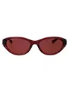 Balenciaga Bb0404sk Sunglasses In Burgundy-burgundy-red