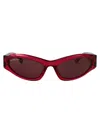 Balenciaga Bb0387s Sunglasses In Burgundy-burgundy-violet