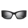 Balenciaga Cat-eye Frame Sunglasses In Gray