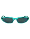 Balenciaga Bb0402s Sunglasses In Green-green-green