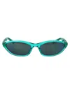 Balenciaga Bb0402s Sunglasses In Green-green-green