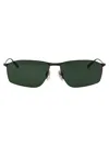 Balenciaga Bb0413s-003 - Grey Sunglasses In Grey-grey-green