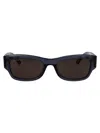 Balenciaga Grey-grey-grey Recycled Acetate Sunglasses In Black