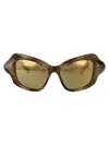Balenciaga Injectate Havana Sunglasses In Havana-havana-bronze