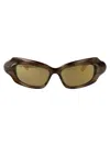 Balenciaga Injectate Havana Sunglasses In Havana-havana-bronze