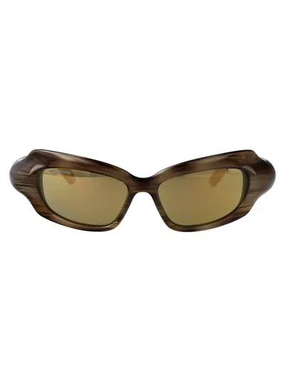 Balenciaga Sunglasses In Havana-havana-bronze