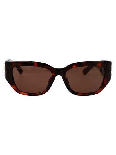 Balenciaga Sunglasses In Havana-havana-brown