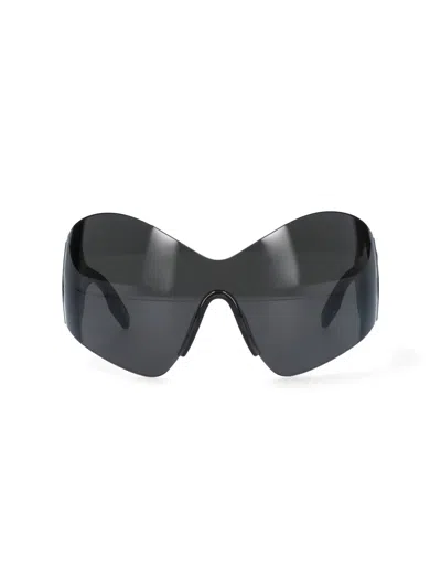 Balenciaga Sunglasses "mask Butterfly" In Black