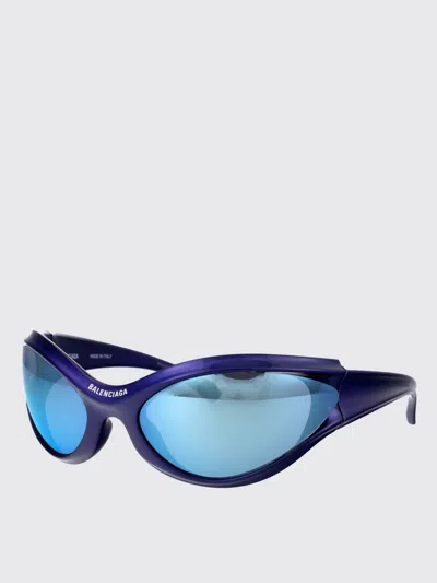 Balenciaga Sunglasses Men  In Blue