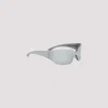 Balenciaga Mono Square Sunglasses In Gray